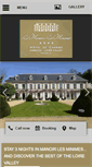 Mobile Screenshot of manoirlesminimes.com